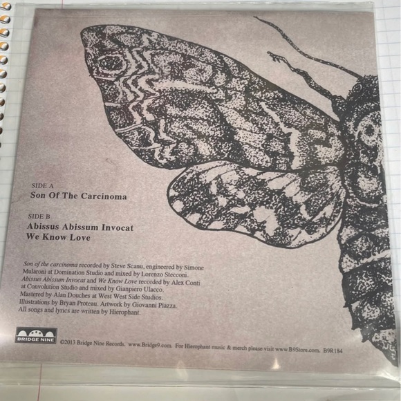 Hierorphant ‘son of the carcinoma’  7” - Picture 2 of 2